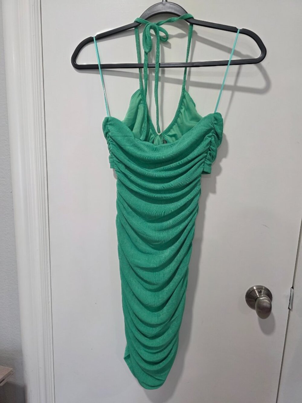 Green Mini Dress - Picture 2 of 3